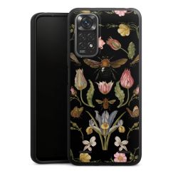 Wildblumen und Biene Schwarz