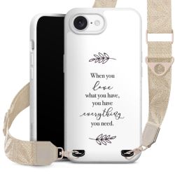 Organic Carry Case Gurtband weiß