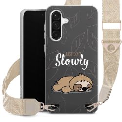 Just Do It Slowly Sloth Grey