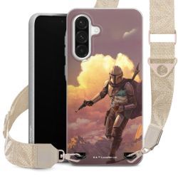 Der Mandalorianer und Grogu Sonnenguntergang Wolken