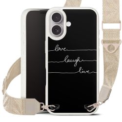 Organic Carry Case Gurtband weiß