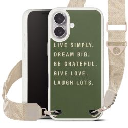 Organic Carry Case Gurtband weiß