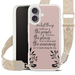 Organic Carry Case Gurtband weiß