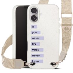 Organic Carry Case Gurtband weiß