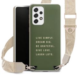 Organic Carry Case Gurtband weiß