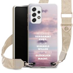 Organic Carry Case Gurtband weiß