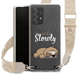 Just Do It Slowly Sloth Grey