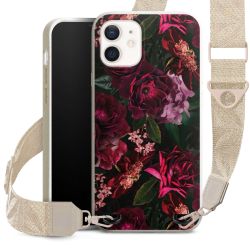 Donkerrode en roze bloemen