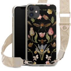 Wildblumen und Biene Schwarz