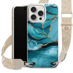 Eisblaue Marmor Landschaft