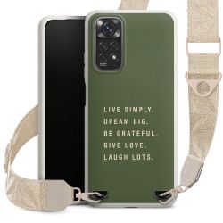 Organic Carry Case Gurtband weiß