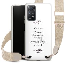 Organic Carry Case Gurtband weiß