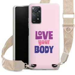 Organic Carry Case Gurtband weiß