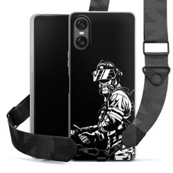 Carry Case mit Gurtband schwarz