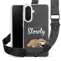 Just Do It Slowly Sloth Grey
