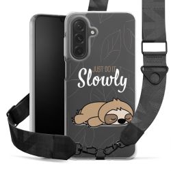 Just Do It Slowly Sloth Grey