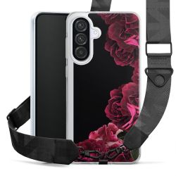 Rose vintage su nero
