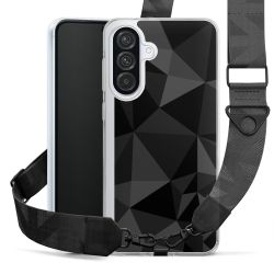 Motif Polygone Noir