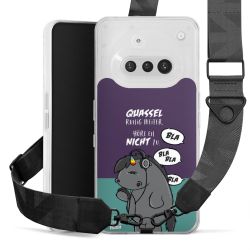 Carry Case mit Gurtband schwarz