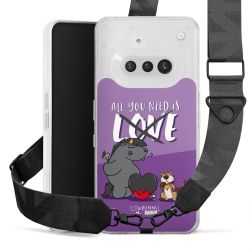 Carry Case mit Gurtband schwarz