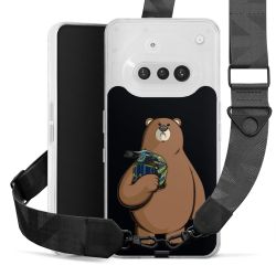 Carry Case mit Gurtband schwarz