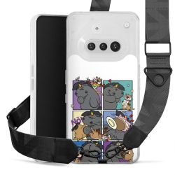 Carry Case mit Gurtband schwarz