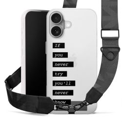 Carry Case mit Gurtband schwarz