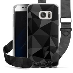 Motif Polygone Noir