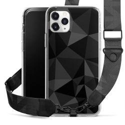 Motif Polygone Noir
