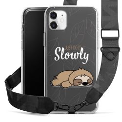 Just Do It Slowly Sloth Grey