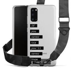 Carry Case mit Gurtband schwarz