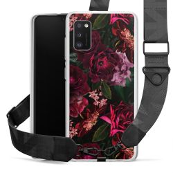 Fiori rosso scuro e rosa