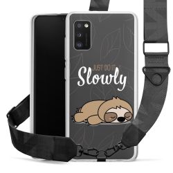 Just Do It Slowly Sloth Grey