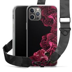 Rose vintage su nero