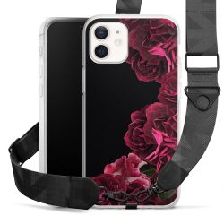 Rose vintage su nero