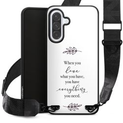 Organic Carry Case Gurtband schwarz