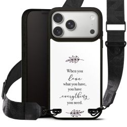 Organic Carry Case Gurtband schwarz