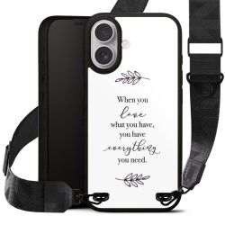 Organic Carry Case Gurtband schwarz