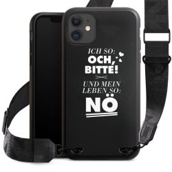 Organic Carry Case schwarz Gurtband schwarz