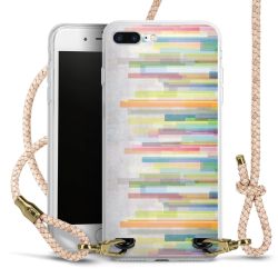 Carry Case Transparent Leder puder/gold