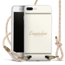 Carry Case Transparent Leder puder/gold