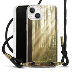 Carry Case Transparent Fabric black/gold