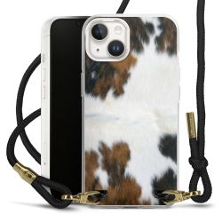 Carry Case Transparent Fabric black/gold