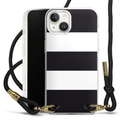 Carry Case Transparent Fabric black/gold