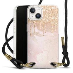 Carry Case Transparent Fabric black/gold