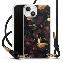 Carry Case Transparent Fabric black/gold