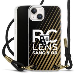 Carry Case Transparent Fabric black/gold