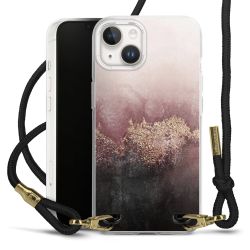 Carry Case Transparent Fabric black/gold