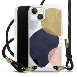 Carry Case Transparent Fabric black/gold