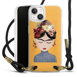 New Carry Case Transparent Stoff schwarz/gold